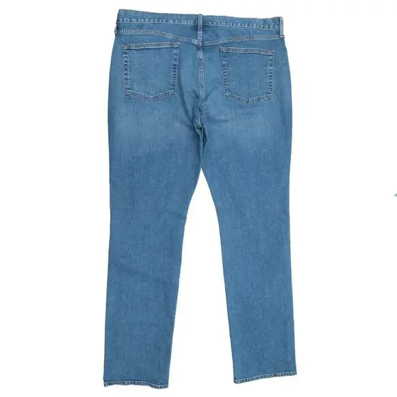 Daniel Cremieux Dark Wash Relaxed Straight Fit Jeans Size 40X34 - Picture 2 of 9